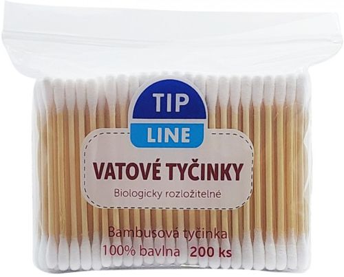 Tip Line vatov tyinky bambus 200ks sek